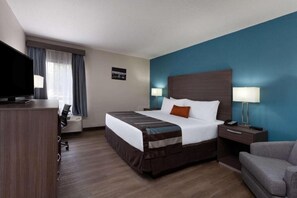 Tabla de planchar con plancha, wifi gratis y ropa de cama 