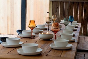 Outdoor dining