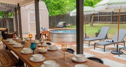 7BD Southwestern Retreat - Pool - Outdoor Dining - Gym - PingPong - 10 Min to DT