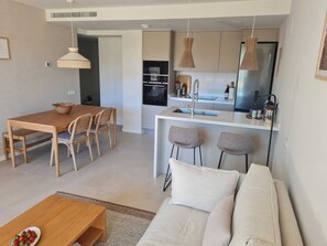 Living area - Luxury apartment with garden | 500m from beach | 1km from center (Dénia)