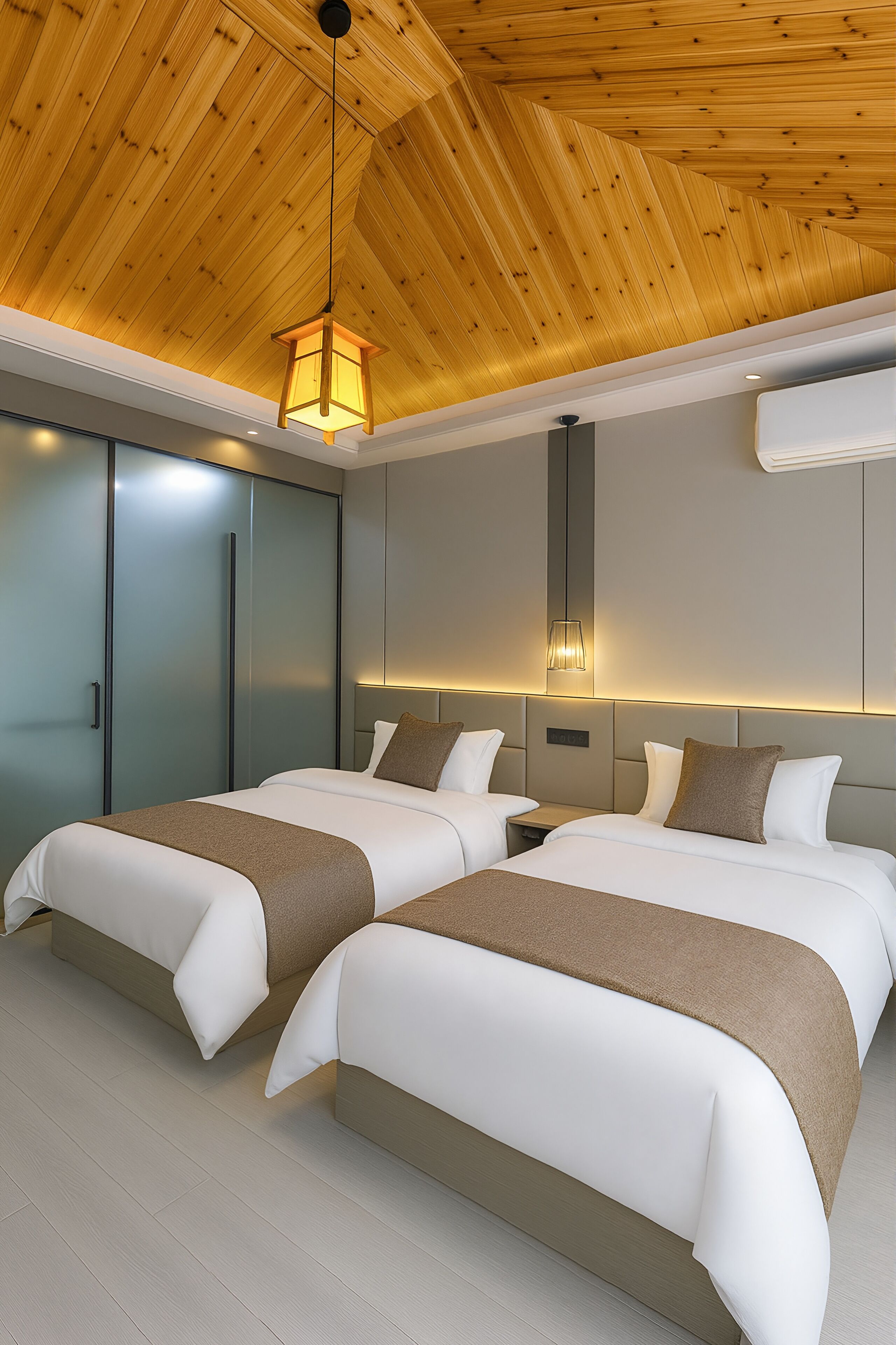 Premium bedding, down duvets, pillow-top beds, individually decorated