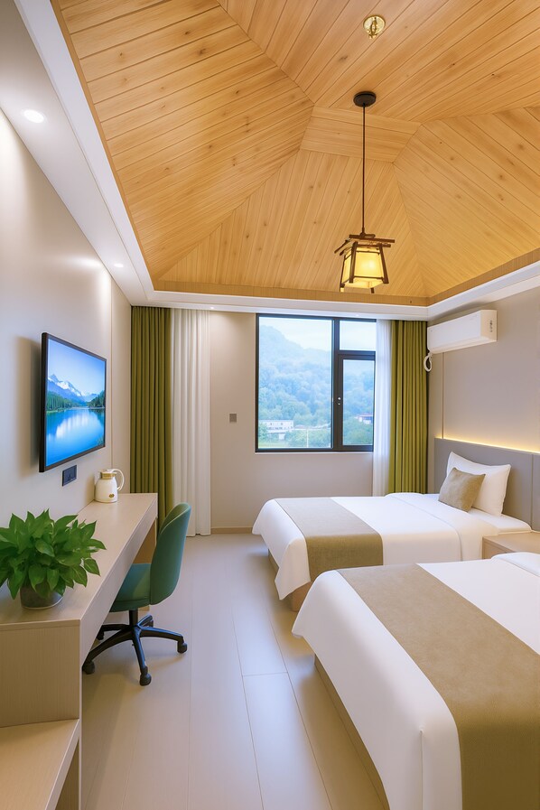 Chambre luxueuse double ou avec lits jumeaux | Intérieur