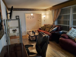 TV connectée, cheminée