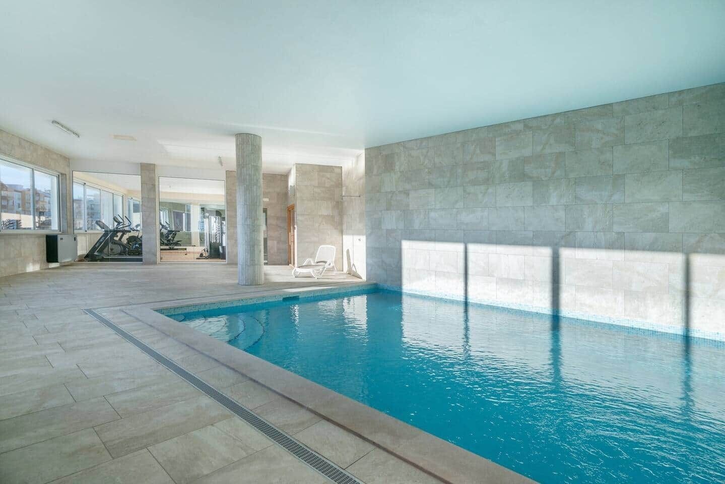 Indoor pool, outdoor pool