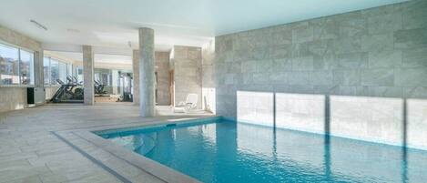 Indoor pool, outdoor pool