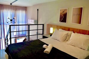 Room - Charming 1-bedroom apartment steps to the Beach Jaguaruna with AC (Jaguaruna)