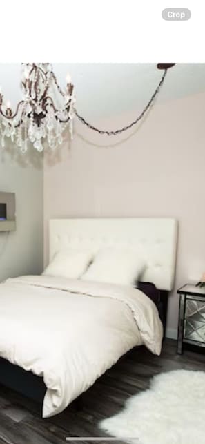 1 bedroom, internet, bed sheets