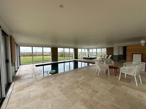 House | Pool | Indoor pool, outdoor pool - Beautiful Villa With Wellness Views (Sainte-Cecile)