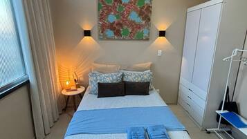 Desk, iron/ironing board, free WiFi, bed sheets