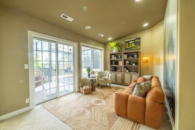 9 Bedroom, Hot Tub, Sauna, Patios, Golf, Game Room, Professionally Designed Home