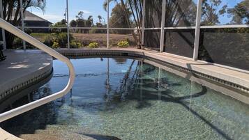 Una piscina riscaldata