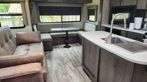 Living area - Family and Friends Retreat RV’s Village at Jobos Isabela (Jobos)