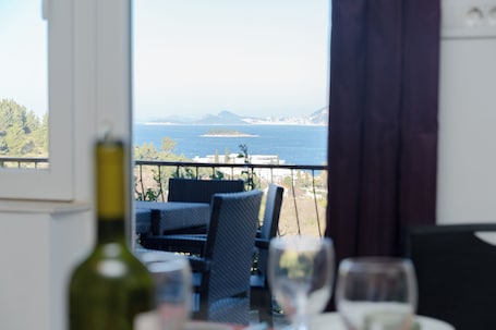 公寓, 阳台, 海景 | 浴室淋浴