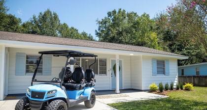 The Audrey - includes golf cart! Close to the beach & downtown Ocean Springs!!