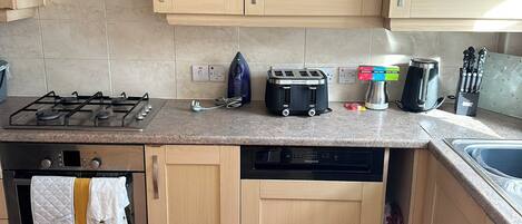 Microwave, oven, dishwasher