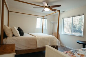 Escritorio, wifi y ropa de cama 