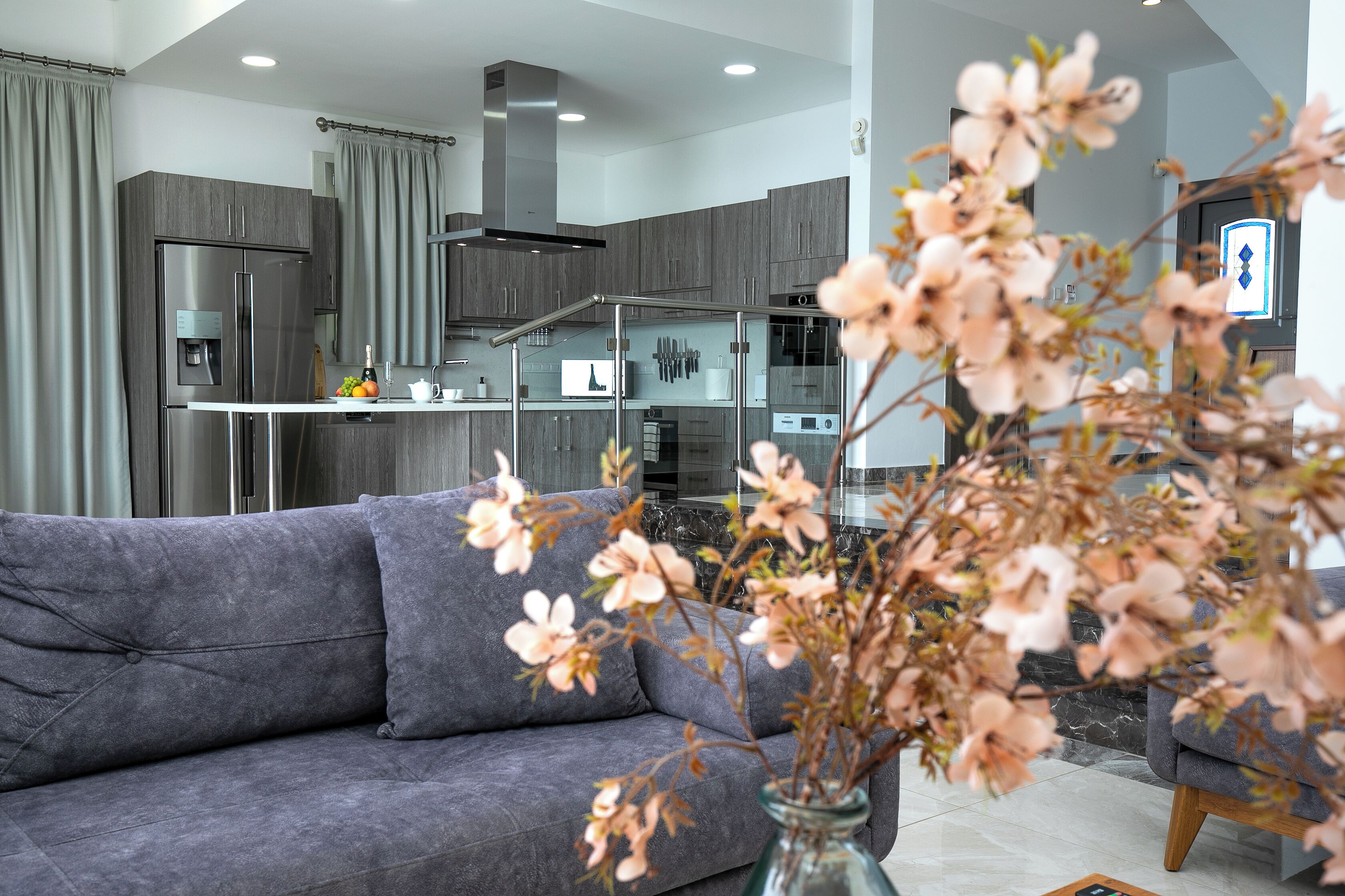 Luxury Villa, Sea View | Living area