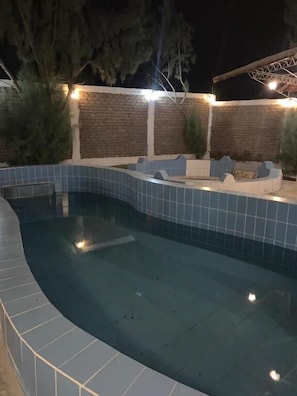 3 outdoor pools