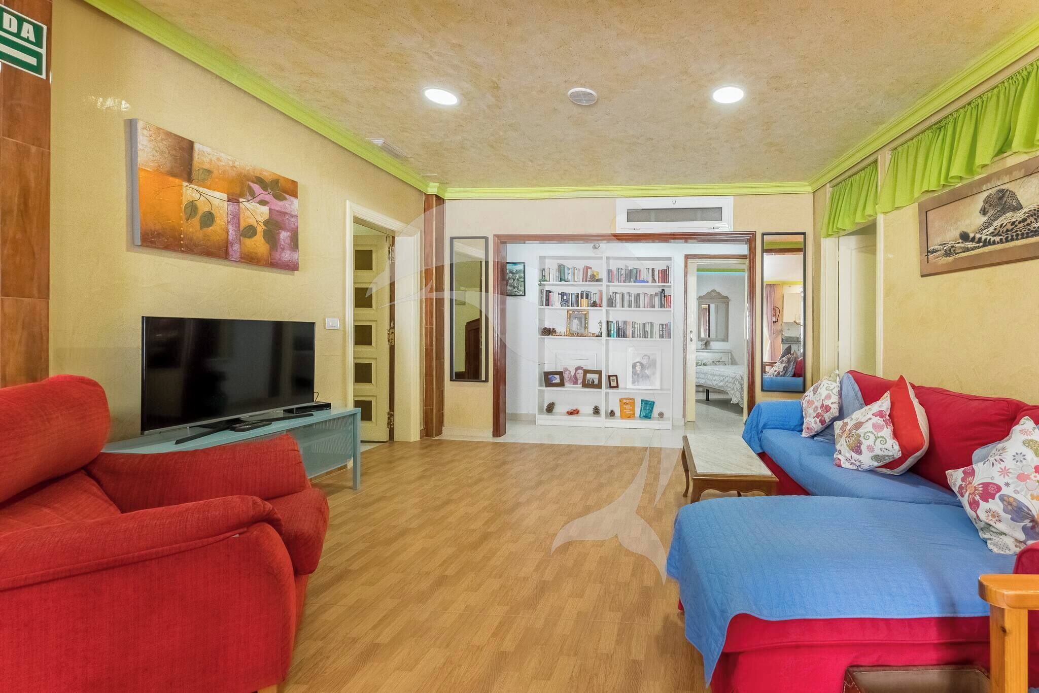Apartament, 2 dormitoris, pati | Sala d'estar