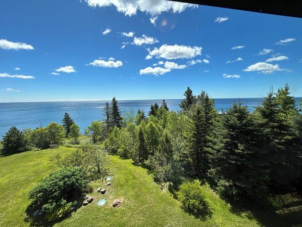 Udsigt fra overnatningsstedet