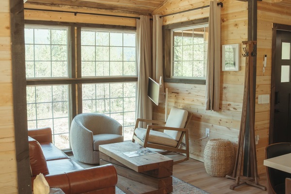 Televisie, een open haard en videospelletjes