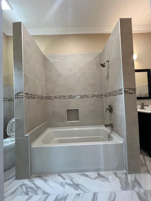 Towels, soap, toilet paper
