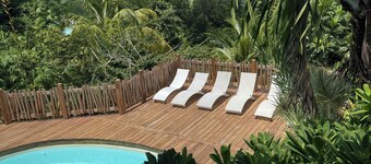 New! Luxurious villa with pool and exceptional view of the Caribbean