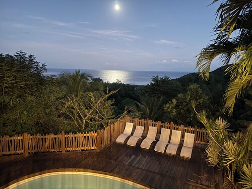 New! Luxurious villa with pool and exceptional view of the Caribbean
