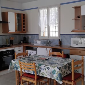 Microwave, oven, stovetop