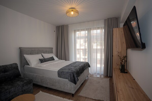 1 chambre, fer et planche à repasser, Wi-Fi, draps fournis