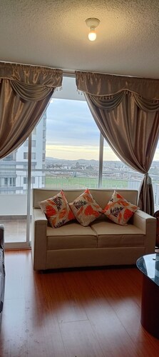 In apartment with beautiful views