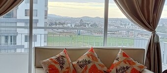 In apartment with beautiful views