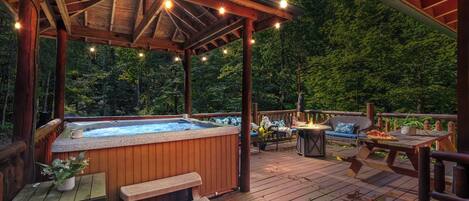 Bain à remous extérieur