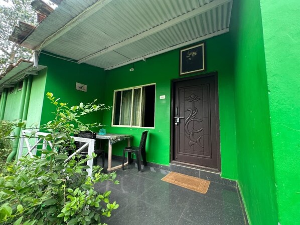 Quarto família, varanda, vista para a montanha