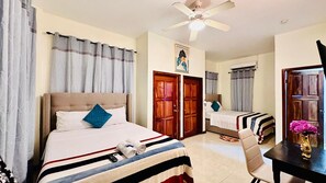 Double Room, Patio, Ocean View | Desk, laptop workspace, free WiFi
