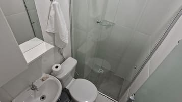 Towels, soap, toilet paper