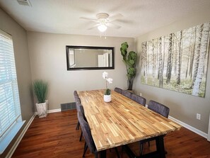 Dining - Spacious 4BR Retreat with BBQ, Hammock, and Outdoor Lounge (Cordova)