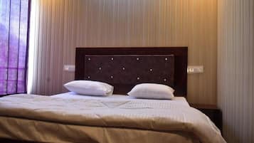 Colchones con pillow-top, wifi gratis y ropa de cama