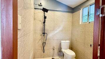 Towels, soap, toilet paper