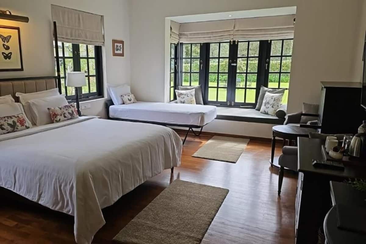 Habitación familiar, vistas al jardín | Wifi gratis