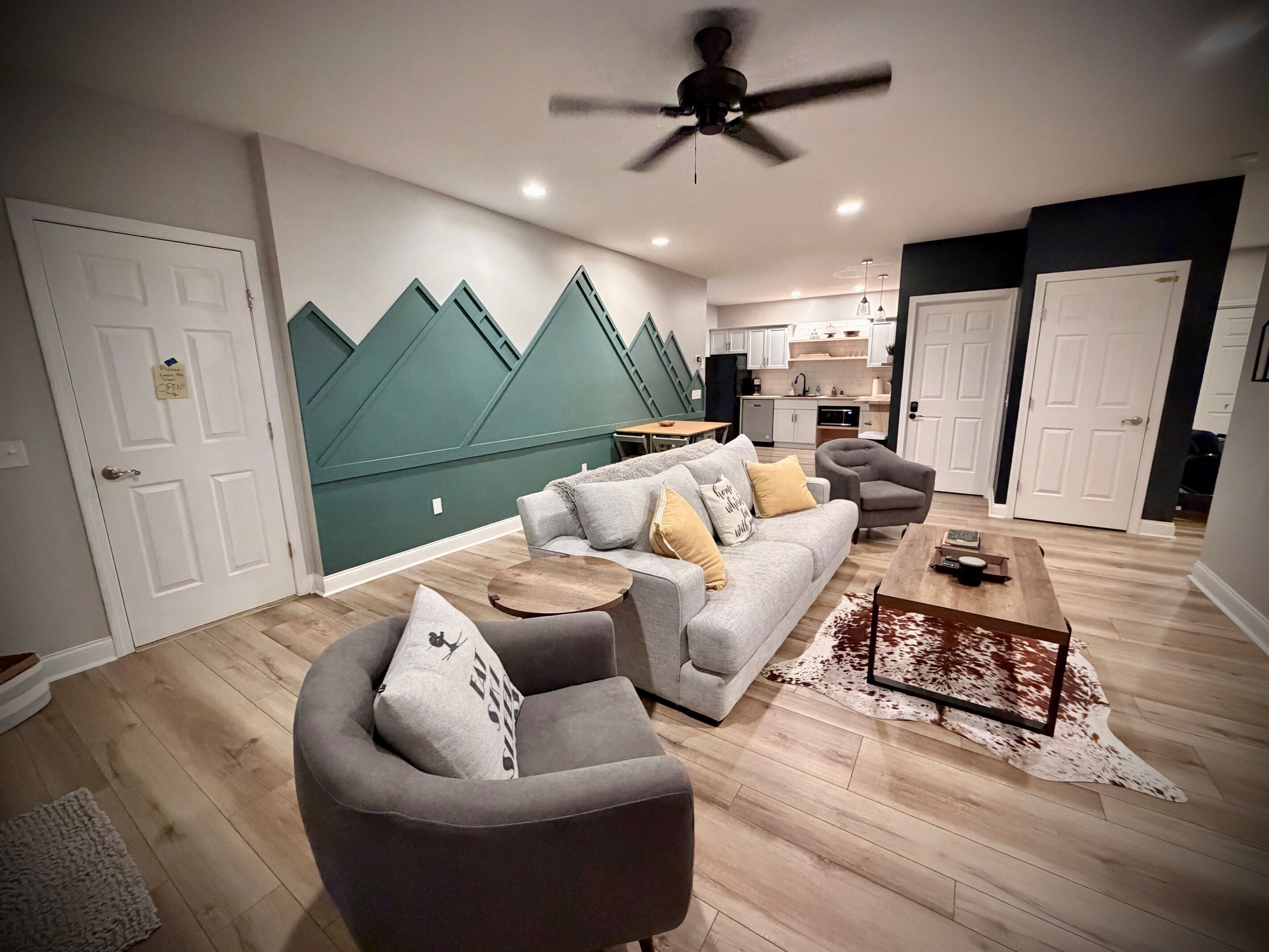 Télévision, table de tennis de table