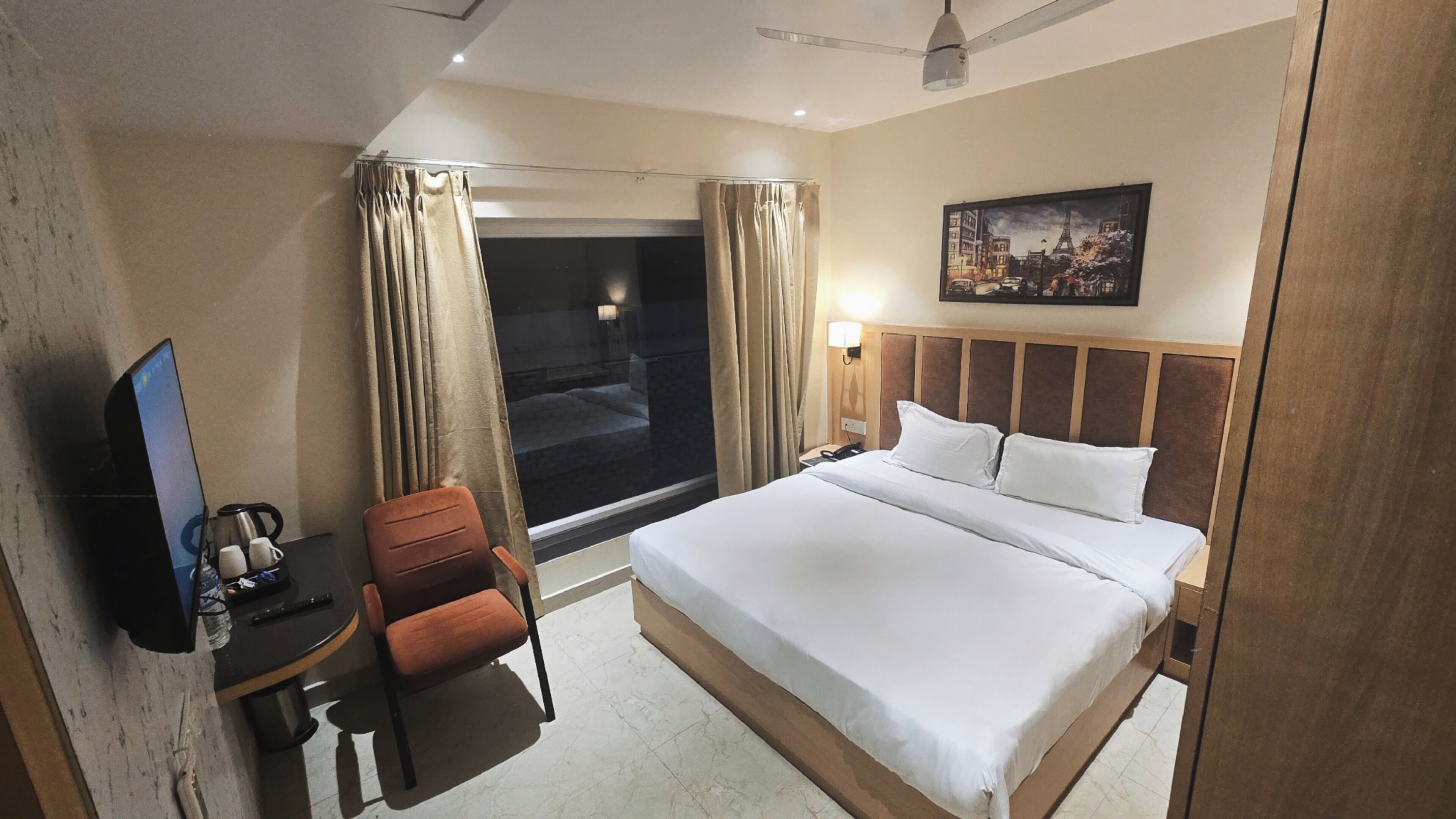 Habitació Deluxe | Escriptori, espai de treball apte per a portàtils i wifi gratuïta 