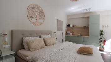 Departamento | 1 habitación, muebles diferentes y ropa de cama