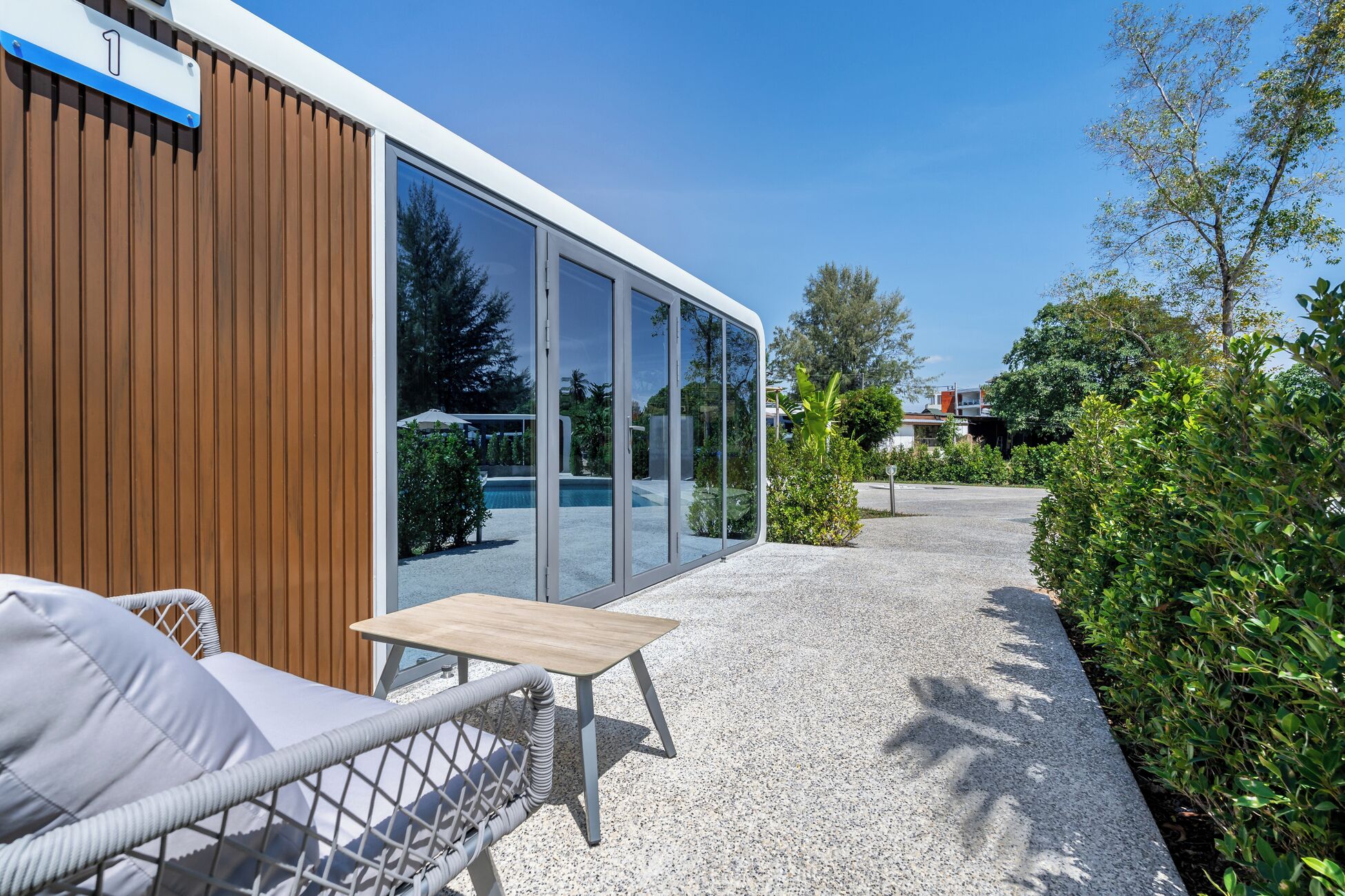 Cabane Confort, patio | Terrasse/Patio