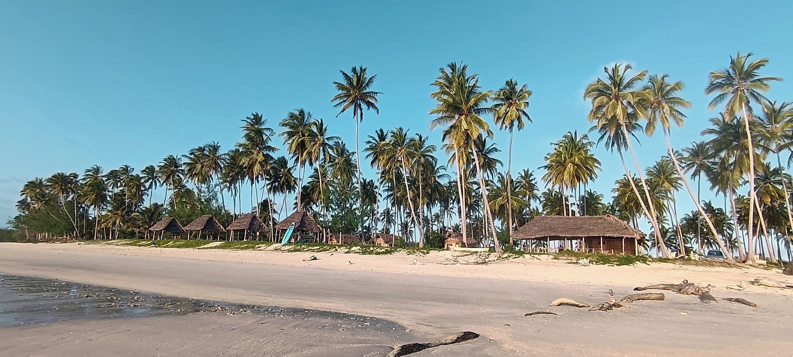 Vista a la playa o el mar