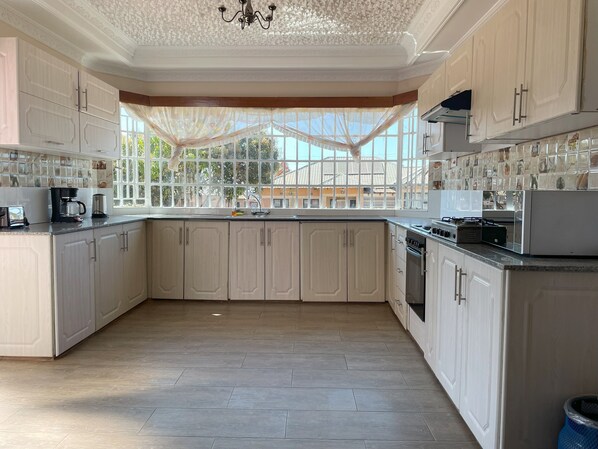 Microwave, oven, stovetop