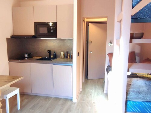 Modern and cozy studio at the foot of the slopes in Isola 2000