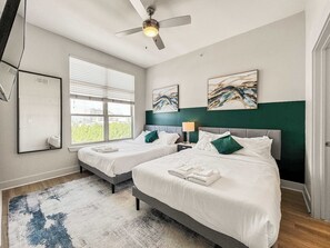 2 chambres, fer et planche à repasser, Wi-Fi, literie fournie