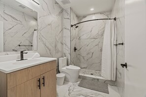 Douche, shampoing
