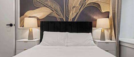 4 bedrooms, bed sheets